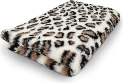 Produktbild von Vet Bed Hundedecke Leopard braun 150 x 100 cm
