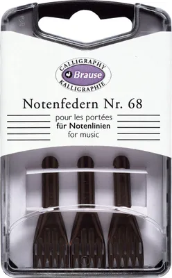 Produktbild von Brause 5x Blisterbox mit 3 Notenfedern - 300068B