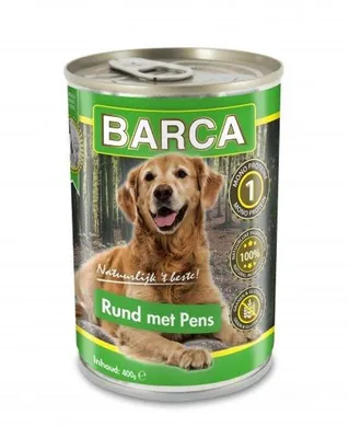 Immagine prodotto di Cibo umido per cani, marca Nassfutter, gusto manzo e interiora, confezione da 400 g