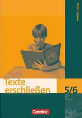 Obrázok produktu pre Texte erschließen 5./6. Schuljahr. Arbeitsheft mit Lösungen