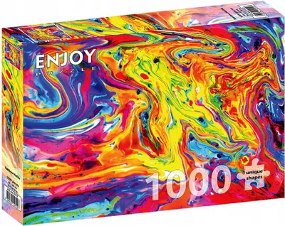Obrázek produktu pro Puzzle 1000 dílů Enjoy – Duha mramor