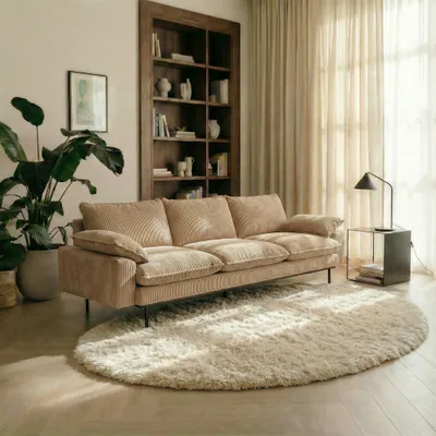 Produktbild von Organisch hochflorteppiche Mrcarpet Teppiche beige/Weiss Nesto 200 x 290cm