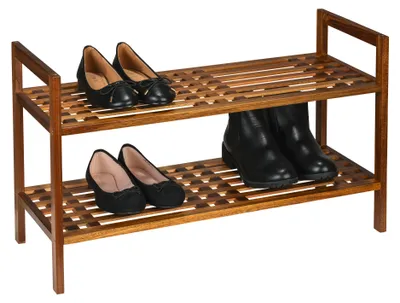 Produktbild von WENKO Schuhregal Mod. Fondi, aus massivem Akazienholz