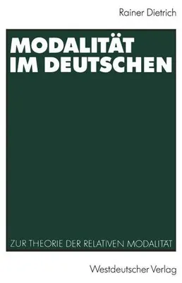 Produktbild von Modalität im Deutschen