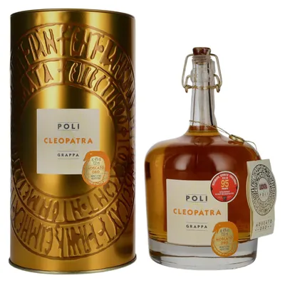 Image de Poli Grappa Cleopatra Moscato Oro 40% Vol. 0,7l in Tinbox