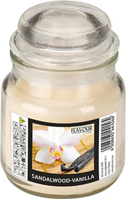 Produktbild von Flavour by GALA "Flavour by GALA" Bonbonglas mit Wachsfüllung Ø 60 mm · 85 mm elfenbein - Sandalwood-Vanilla | Packung (1 Stück)