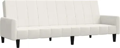 Produktbild von vidaXL Schlafsofa 2-Sitzer Creme Samt