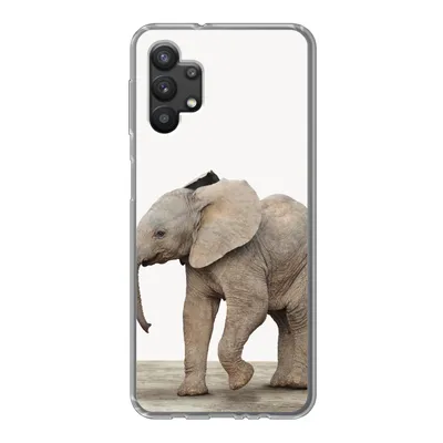 Produktbild von MuchoWow® Handyhülle Schutzhülle Hülle für Samsung Galaxy A32 5G Baby-Elefant - Tiere - Kinder - Mädchen - Jungen Silikon Softcase Handy Hülle - Softcase
