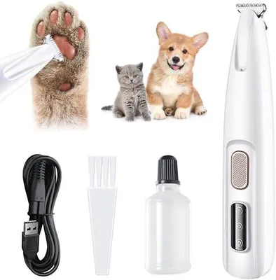 Image de Ciseaux pour animaux de compagnie avec éclairage LED pour un toilettage en douceur