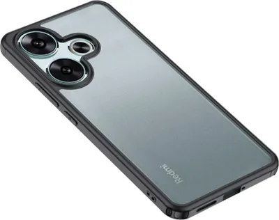 Produktbild von Xiaomi Poco F6 Hülle - Coverup Mattes transparentes Back Cover - Schwarz