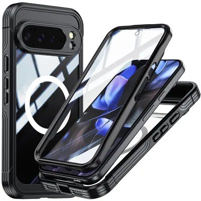 Obrázek produktu pro MagSafe kryt pro Google Pixel 10 Pro XL Full Body Hybrid Case Bumper Black