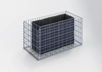 Obrázek produktu pro Obdélníkové vyvýšené lůžko 100 cm x 50 cm x 50 cm (D x V x H), velikost ok 5 x 10 cm, tloušťka stěny 10 cm