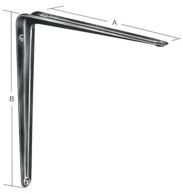 Produktbild von Konsolstütze Weiss 796 W 125 X 150