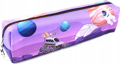Produktbild von Astronaut Federmäppchen für Kinder - Schlamperrolle im Weltraum Design - Ideal für Schule