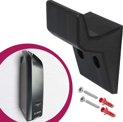 Produktbild von Wand Halterung Batterie Halter passend für Bosch eBike Akku 300 400 500