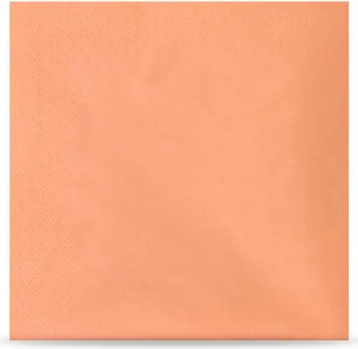 Produktbild von Servietten Funny - 3-lagig - 1/4-Falz - 33 x 33 cm - 1000 Servietten - apricot