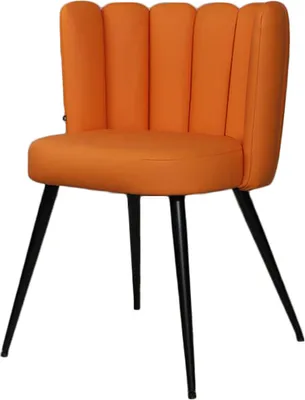 Produktbild von KAWOLA Stuhl JADA Esszimmerstuhl Kunstleder orange