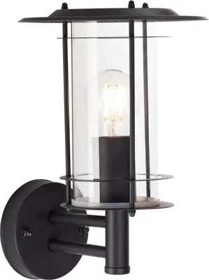 Produktbild von Brilliant Außenwandleuchte York Schwarz IP44 max. 40W  E27 ohne Leuchtmittel