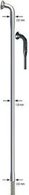 Produktbild von SAPIM Speiche "Race" DD, Ø 2,00 / 1,80 / 2,00 mm,  274 mm lang, s