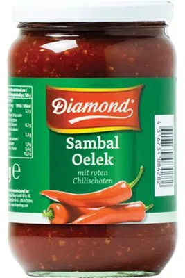 Immagine prodotto di Salsa piccante Sambal Oelek 740g - Diamond