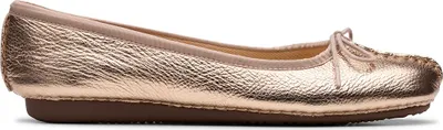 Produktbild von Clarks Freckle Ice 26181353 4, Ballerina in Gold für Damen, Größe 39