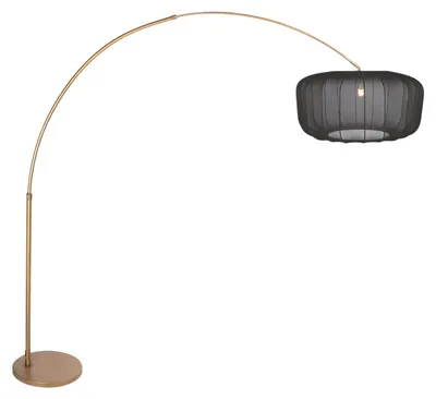 Produktbild von Stehlampe - bronze - Sparkled Light - metall textil - Ø 45cm - E27 - 4674BR - Steinhauer