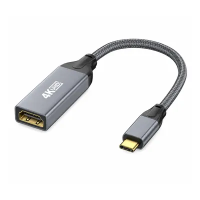 Produktbild von USB-C auf HDMI Adapter 4K 60Hz – USB-C Stecker auf HDMI Buchse Adapterkabel für Laptop, MacBook, Smartphone, Tablet, Monitor, TV & Beamer