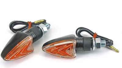 Image de TNT clignotants set 2 pièces noir ST111 avec homologation E compatible avec