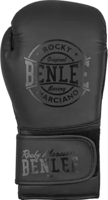 Zdjęcie produktu dla Rękawice bokserskie ze skóry syntetycznej NERO Black 14 oz BENLEE