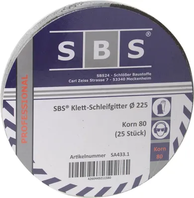 Produktbild von 25 Gitterleinen Trockenbau Schleifgitter 225mm Korn 80