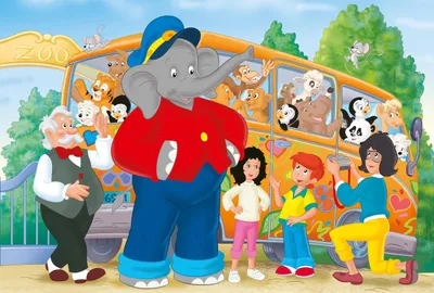 Produktbild von 20 Teile Schmidt Spiele Kinder Puzzle Benjamin Blümchen Zooausflug 56049