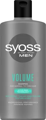 Obrázok produktu pre Schwarzkopf Syoss Men Šampón pre normálne až jemné vlasy Objem 440ml