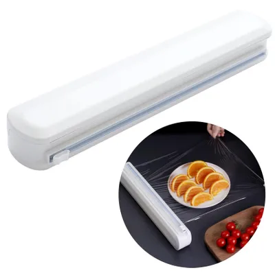 Image de Omgoods - Distributeur de film alimentaire et coupe-papier pour la cuisine
