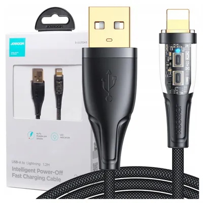 Image de Cable Do Usb-A / Lightning / 2.4A / 1.2M Joyroom S-Ul012A3 (Czarny)