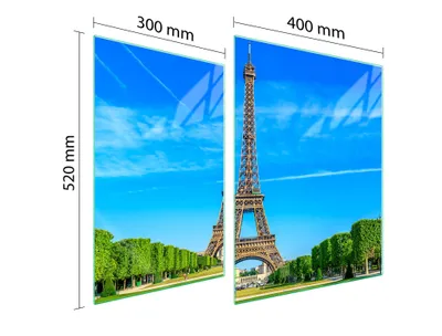 Produktbild von Glasschutzplatte Für Herd 70X52 Paris