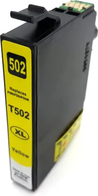 Produktbild von D&C Tintenpatrone Gelb ersetzt Epson 502XL – Hohe Reichweite, Kompatibel mit Epson WorkForce/Expression