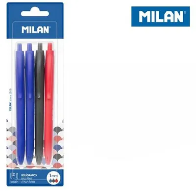 Immagine prodotto di Długopisy P1 Touch 3 kolory zestaw 4 sztuki Milan