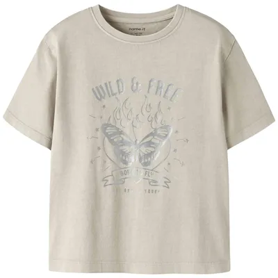Productafbeelding van T-shirt Name It 13252792-PUMICE voor Meisjes