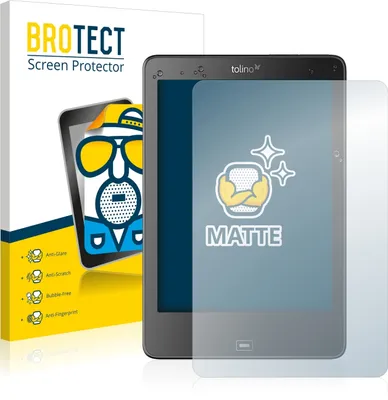 Produktbild von 2x BROTECT Schutzfolie für Tolino Epos Displayschutz Displayschutzfolie Folie Matt Entspiegelungsfolie