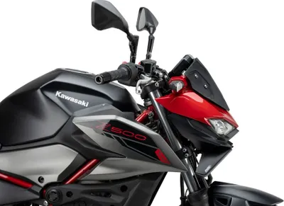 Produktbild von PUIG 22190J Naked Front Spoiler  passend fuer KAWASAKI Z500 SE Mattschwarz