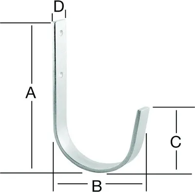 Produktbild von Vormann Universalhaken verzinkt 110 x 55 x 60 x 20