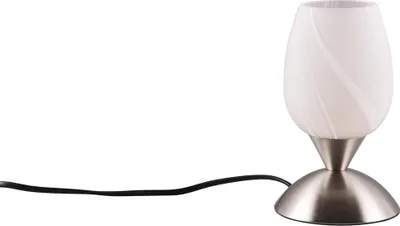 Obrázek produktu pro Stolní lampa stříbrná - bílá Funkce Touch, Ø12cm H18cm - R59441001