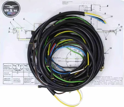 Zdjęcie produktu dla Okablowanie Wsk M06B3 125 „Lelek”