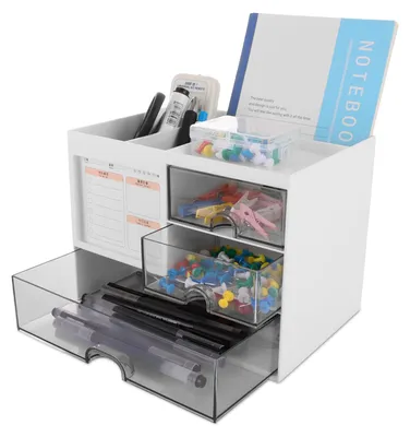 Produktbild von ASelected Schreibtisch Organizer mit 3 Schubladen, Büro Organizer, Desk Organize