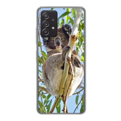 Produktbild von MuchoWow® Handyhülle Schutzhülle Hülle für Samsung galaxy a73 Koala - Luft - Kinder - Jungen - Mädchen Silikon Softcase Handy Hülle - Handyhülle