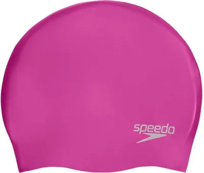 Produktbild von Speedo Plain Moulded Badekappe Rosa Rosa One Size