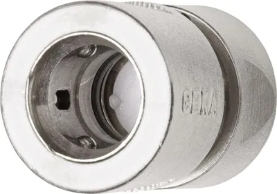 Produktbild von GEKA plus-Schlauchstück "Stecksystem" ; 5/8" - 16mm MS Ni Wasserstopp