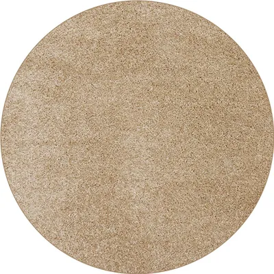 Immagine prodotto di 200x200 (diametro) cerchio Tappeto singolo Velur Ultra beige cerchio