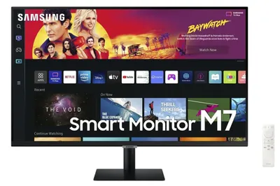 Produktbild von Samsung S32BM701UU, 81,3 cm (32"), 3840 x 2160 Pixel, 4K Ultra HD, LED, 4 ms, Weiß