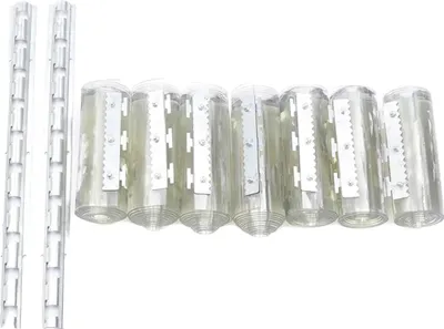 Produktbild von Vorhangstreifen, PVC-Material, einfache Installation, Siehe unten für Größenbeschreibungen, Ösenoberteil